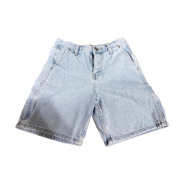 RSQ Other - RSQ Jort Kids Light Wash Denim Carpenter Shorts Blue Size 12 Tillys Utility